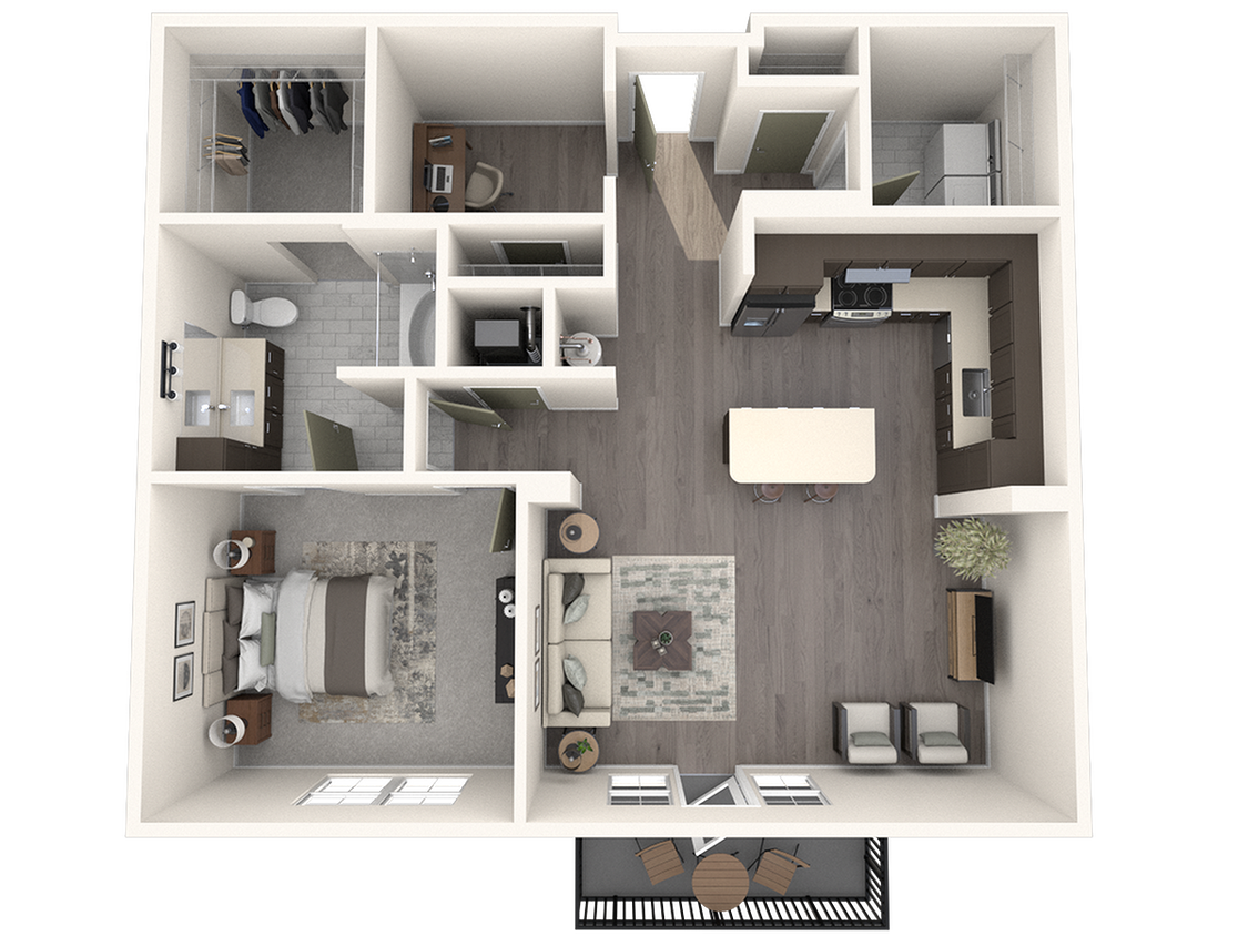 Canal 1535 Floor Plan A6 - A6