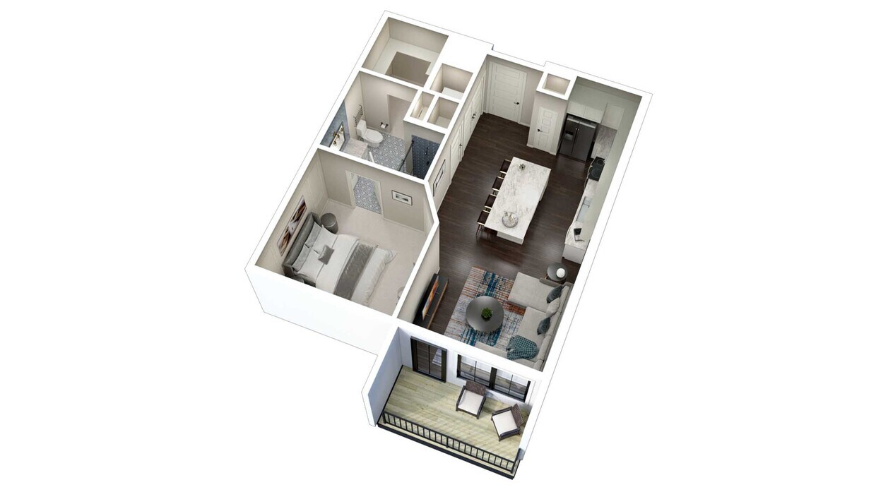 Unit F Perspective copy - F