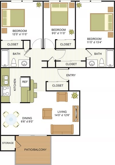 Floor Plan - The 1094