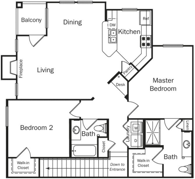 Floor Plan - Champagne