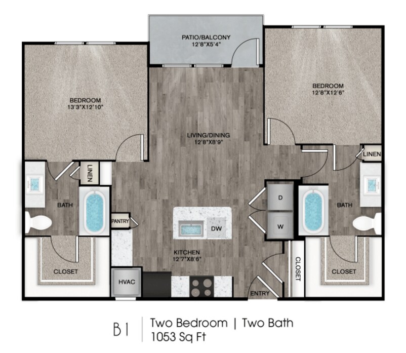 Floor Plan - B1 - Essential Living
