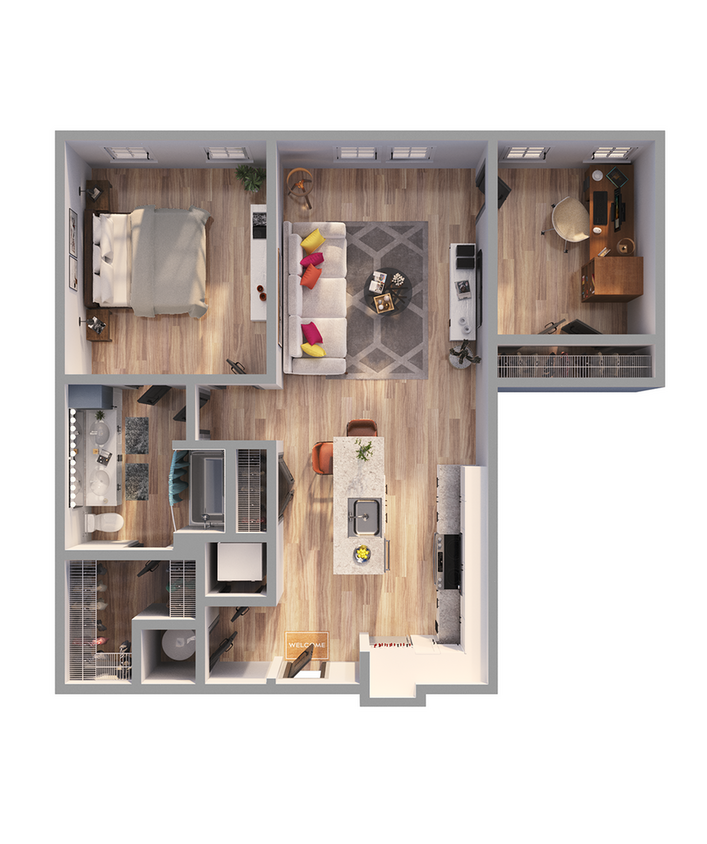 Emerson at Montford Park - A16 Floor Plan - A16