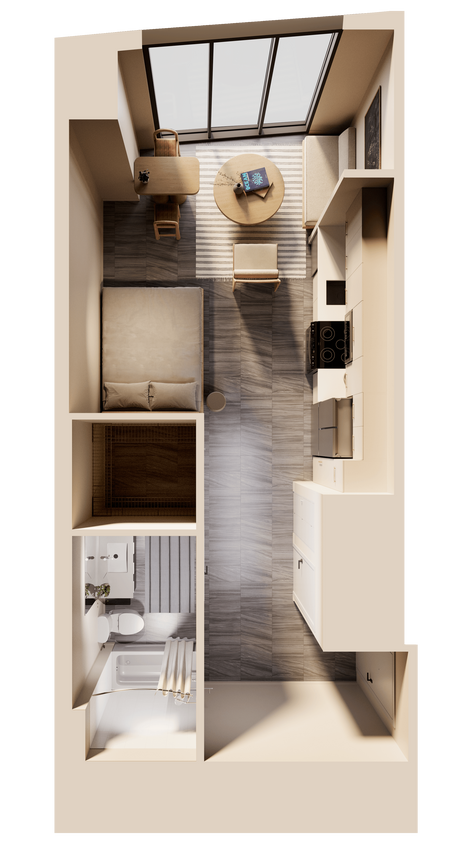 Floor Plan - East Studio Worldcenter View B
