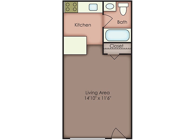 Floor Plan - Studio