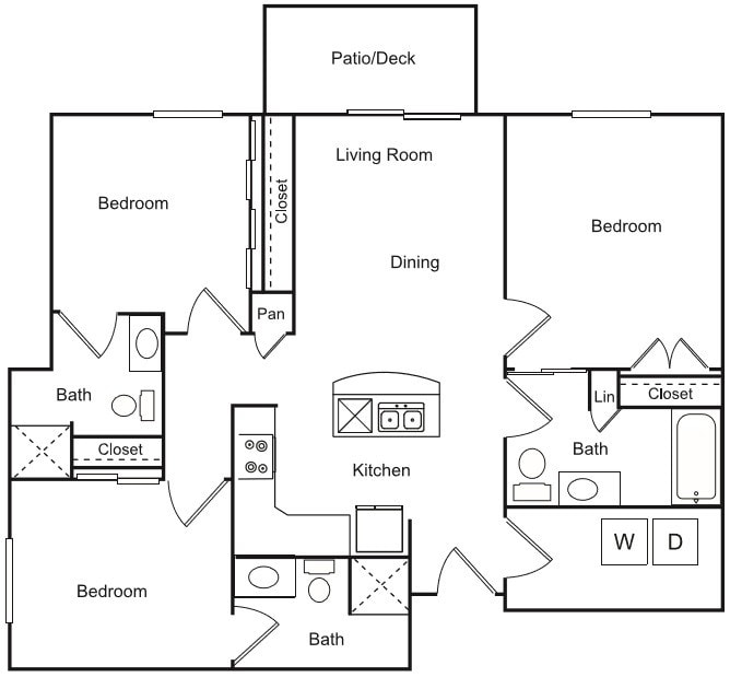 Floor Plan - C1 - 3x3
