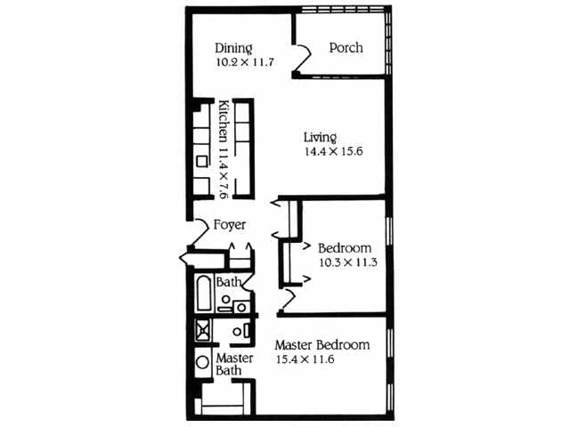 2BR/2BA - 2Bedroom   2Bathroom