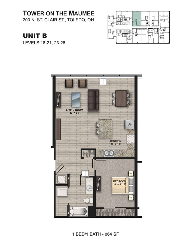 Unit B - Floorplan B