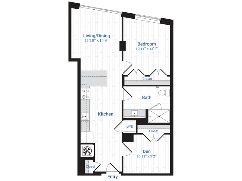 Floor Plan - A1V + Den
