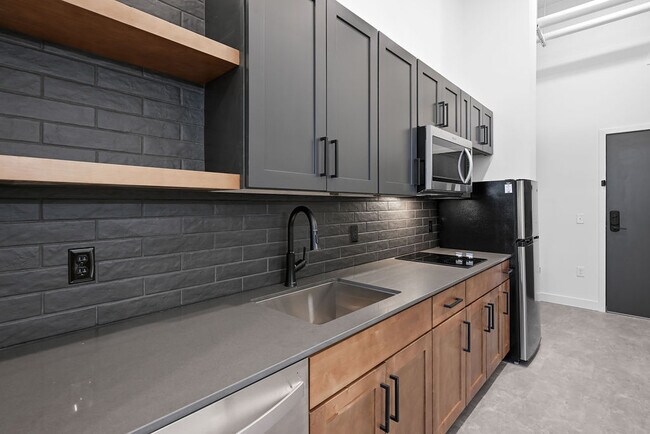 Studio Model S3 Kitchen - Urbane424 Apartments