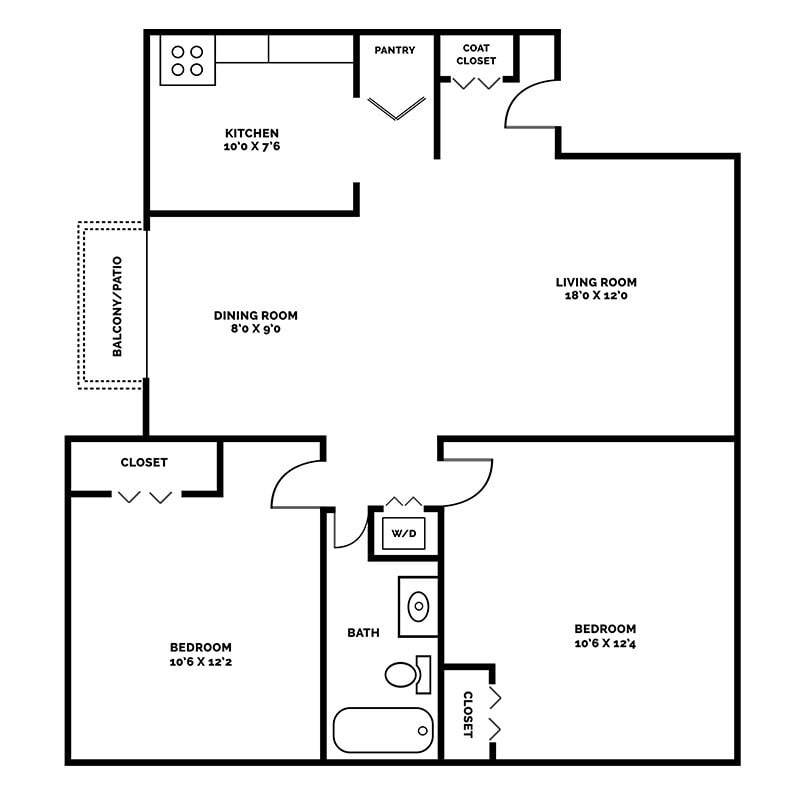 Floor Plan - Emerald | Classic