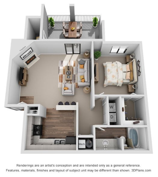 Floor Plan - Purple Ash