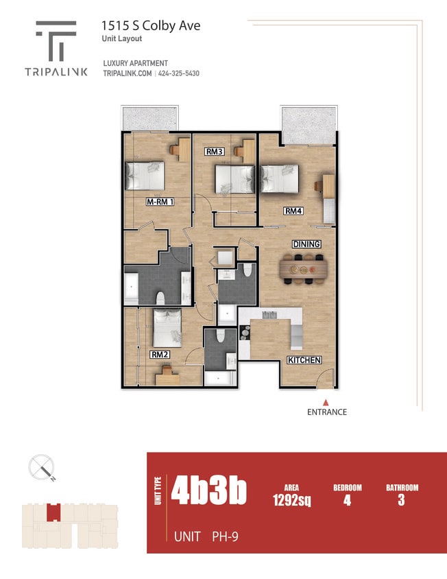 Floor Plan - Unit PH9