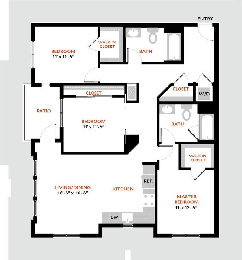 Floor Plan - Plan 3E