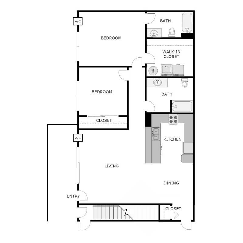 Floor Plan - $99.00 Move In Special