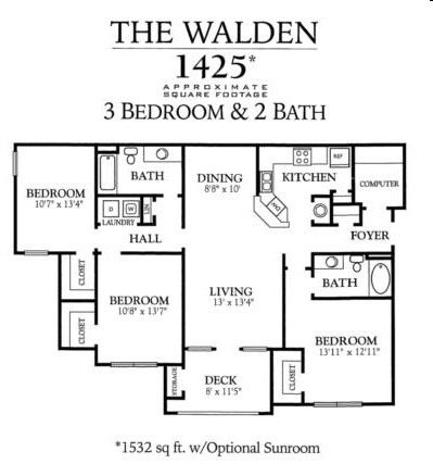 The Walden - The Walden 1,425SF