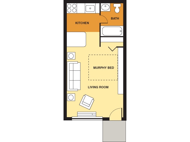 Kenley II Studio Apt - Furnished Studio