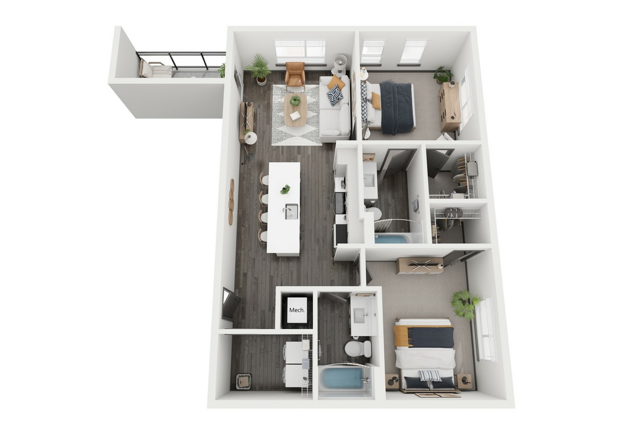 2x2 - Silhouette.jpg -  Silhouette - Two Bedroom / Two Bathroom