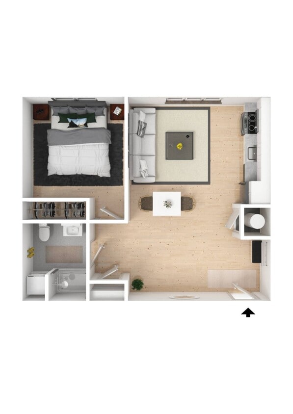 1 Bedroom-A2 - 1 Bedroom-A2