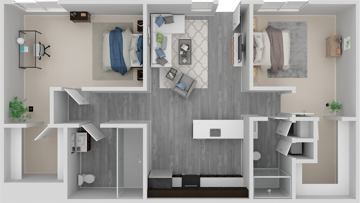Floor Plan - Two Bedroom Single-Level
