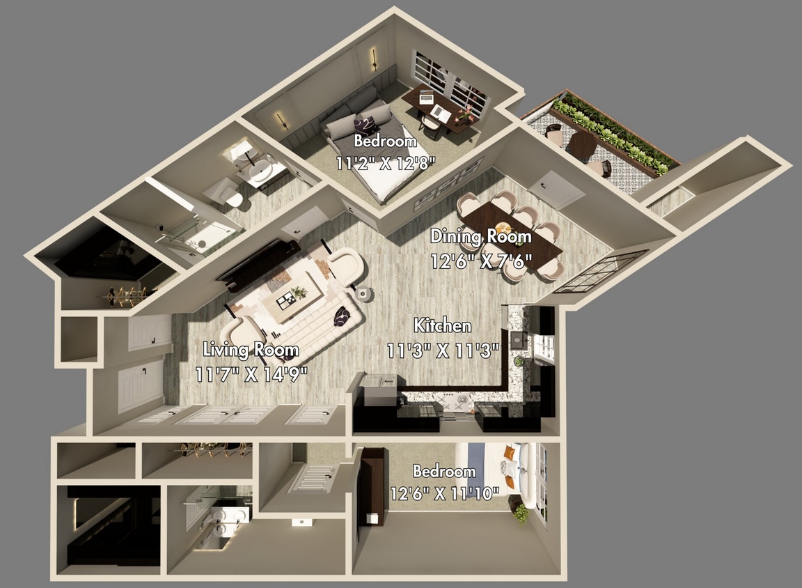 Floor Plan - The Milan