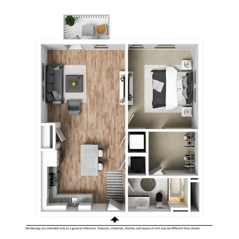 Floor Plan - Clark - Luxury Apartment