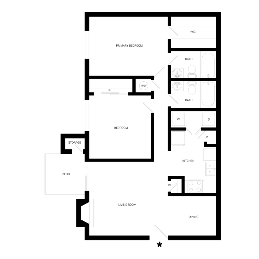 Floor Plan - The Berwyn