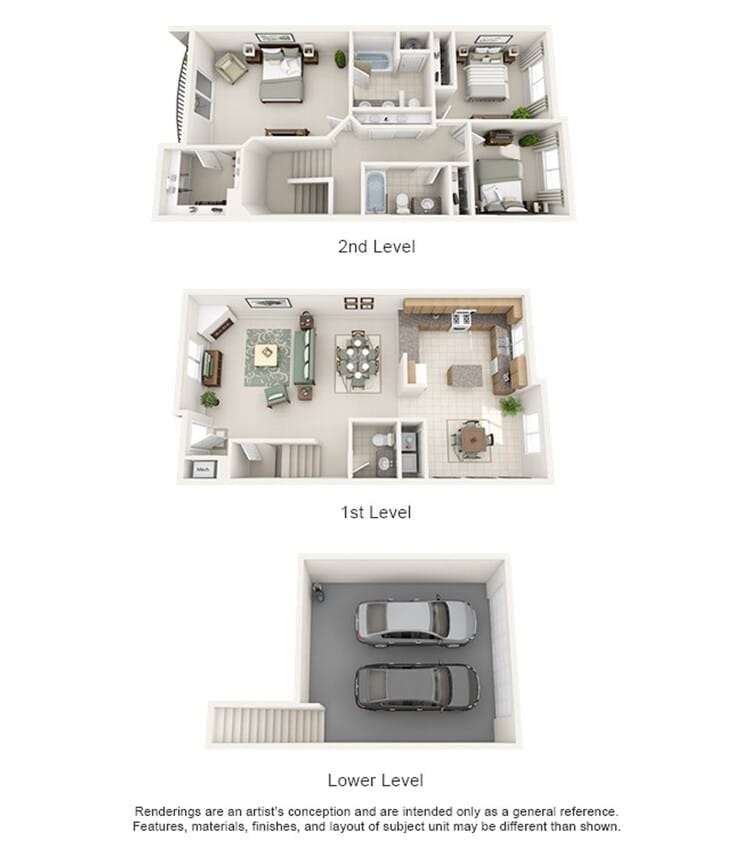Floor Plan - 3BED/2.5BATH