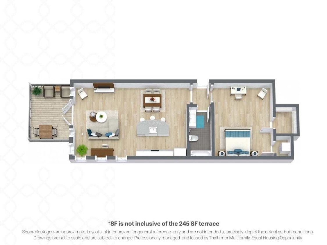 Floor Plan - Bainbridge | +245 sqft Terrace