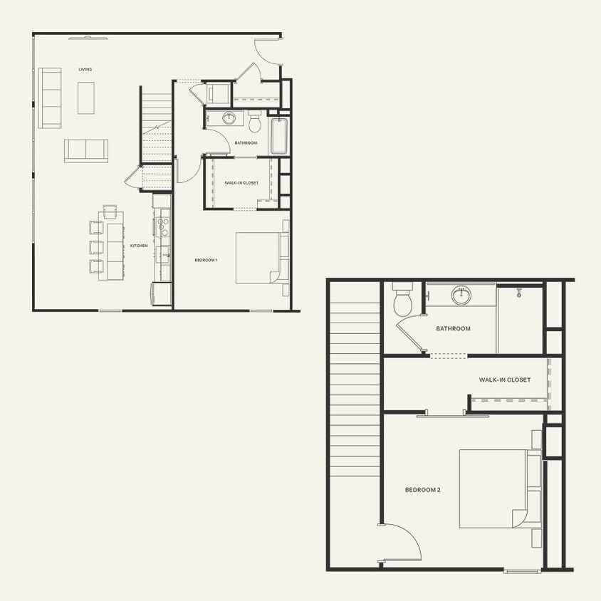Floor Plan - L2 - Two  Bedroom Penthouse