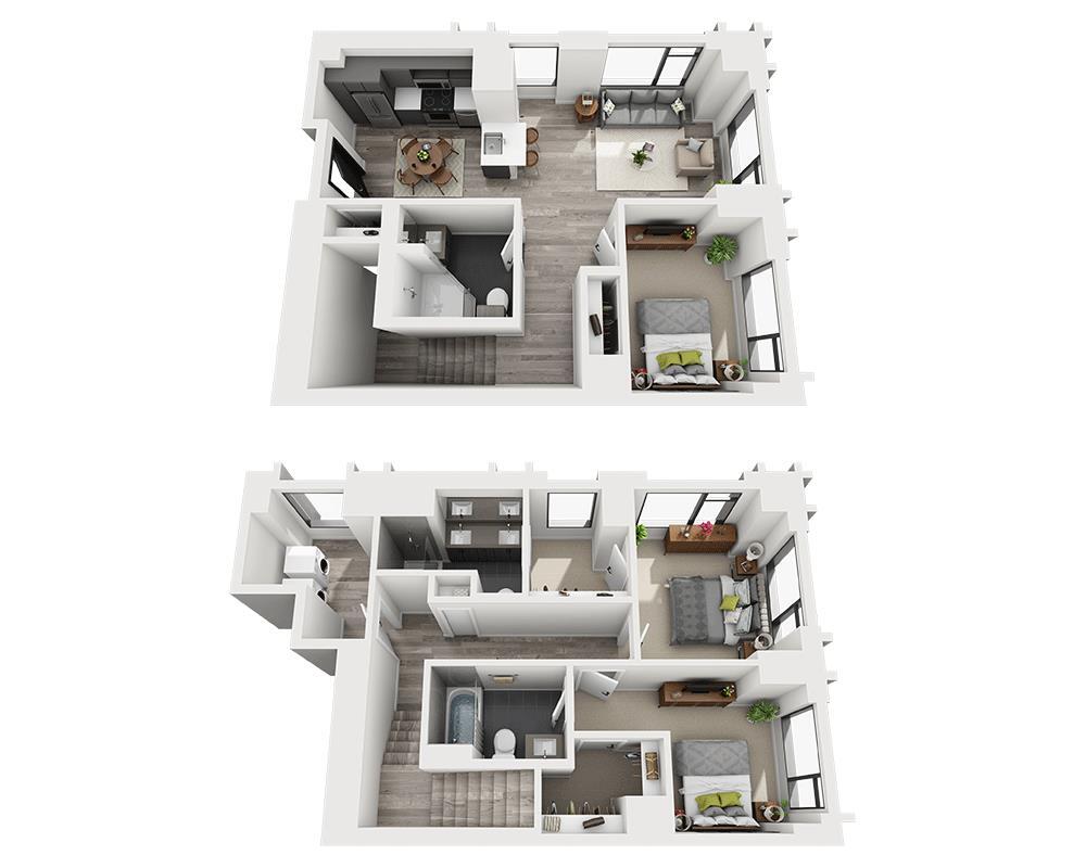 Floor Plan - Three Bedroom C3B