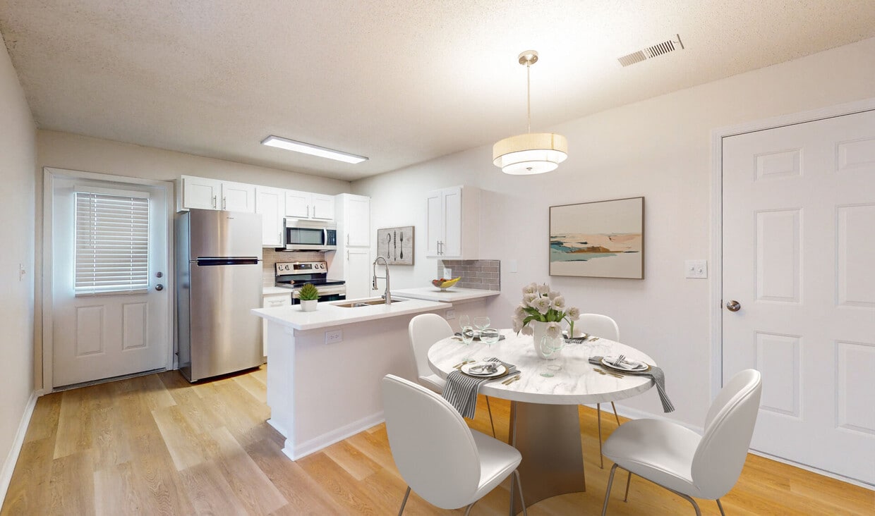 Floor Plan - B1 - 2 Bedroom Apartment with Attached Garage