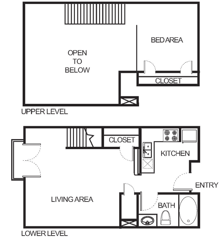 Floor Plan - S0 Studio Loft - Harmony