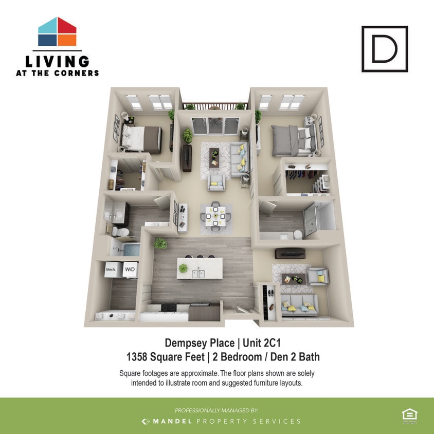 Dempsey Place Unit Style 2C1 - 2C1