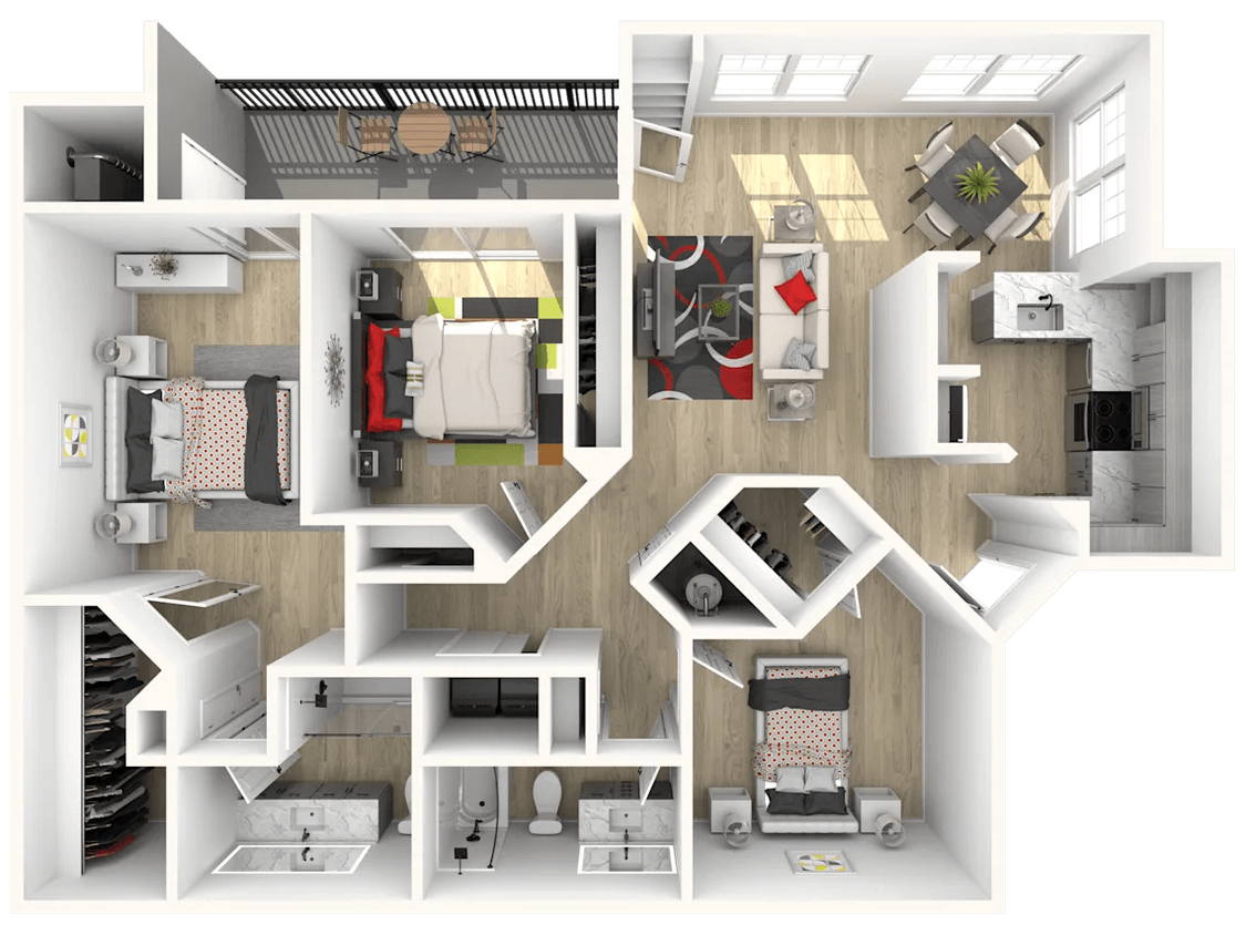 Floor Plan - 3x2 Super