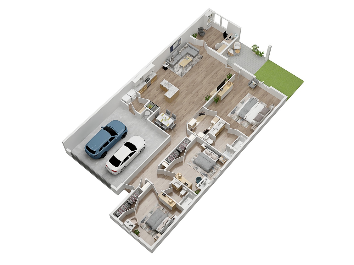 Savannah - SAVANNAH  1 story w/ office 