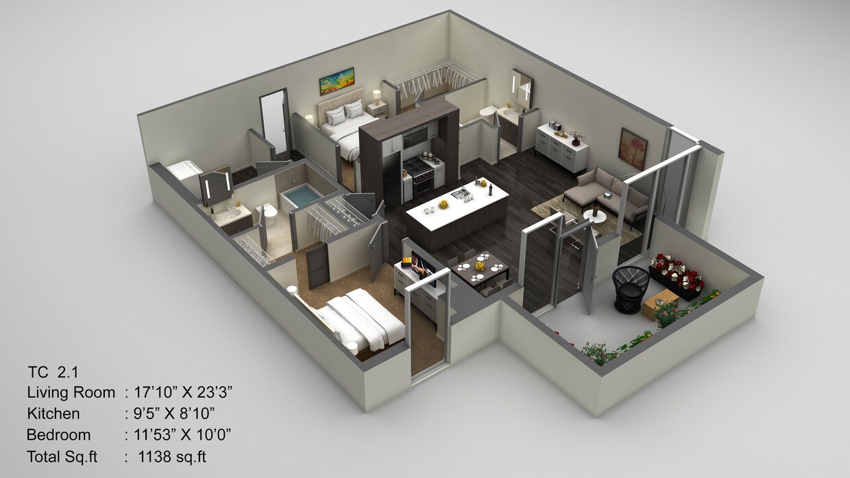 Floor Plan - TC 2 1