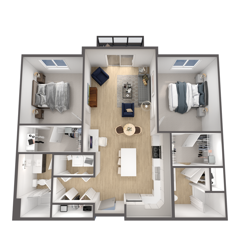 Floor Plan - Hampton (2A)