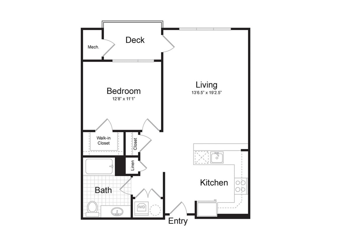 1-Bedroom 1-Bathroom | 807 sqft - 1-Bedroom 1-Bathroom | 807 sqft