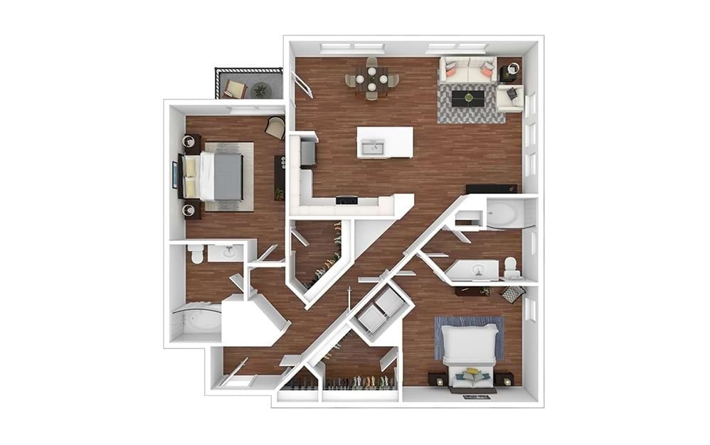 Floor Plan - Sapphire - Renovated