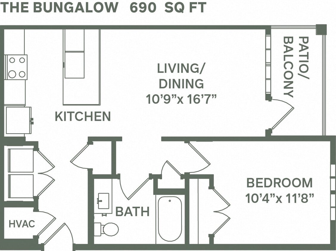Floor Plan - Bungalow A1 