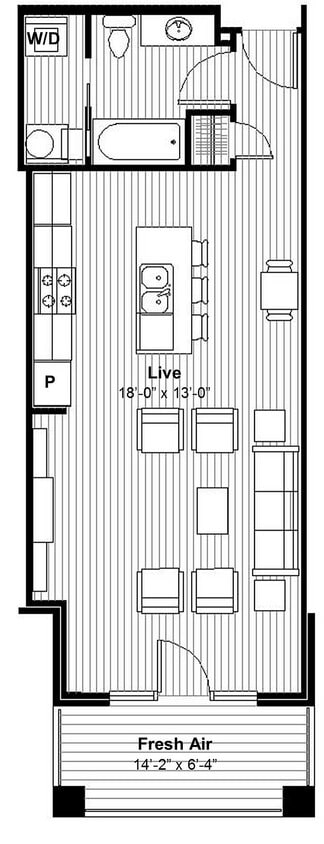 Chic Studio + Veranda, Spa Tub - Chic Studio + Veranda, Spa Tub