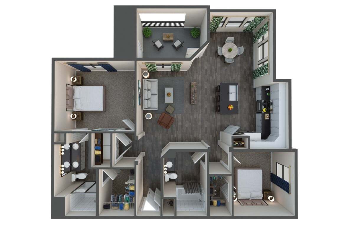 Floor Plan - 2B