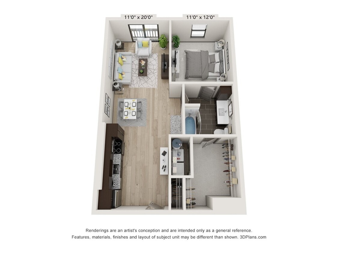 Floor Plan - The Lincoln - A6