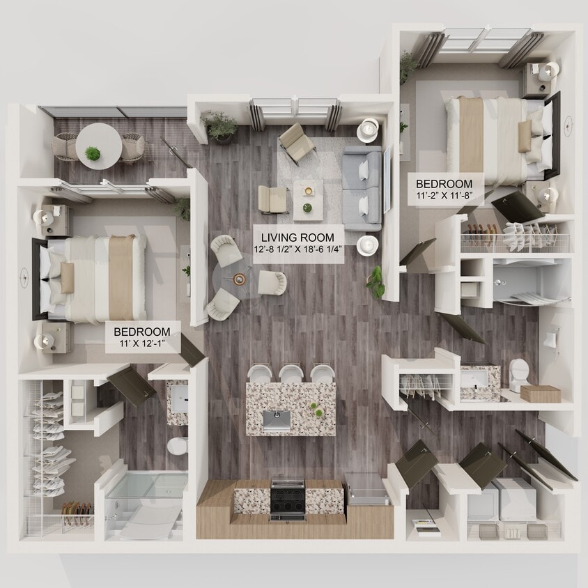Floor Plan - The Cypress (B1)