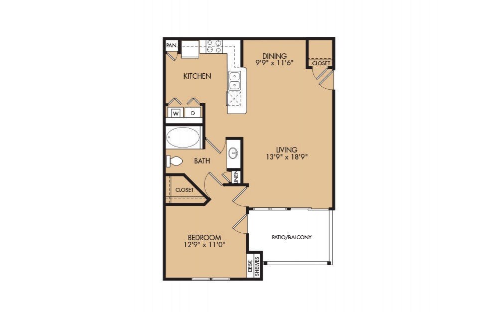 Floor Plan - A6 -1x1