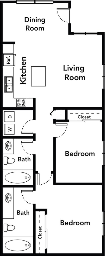 Floor Plan - B1 - The Plaza