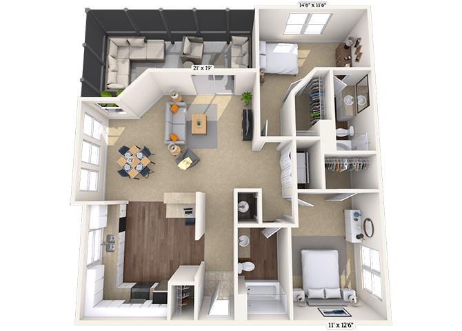 Floor Plan - Gaspirilla Light