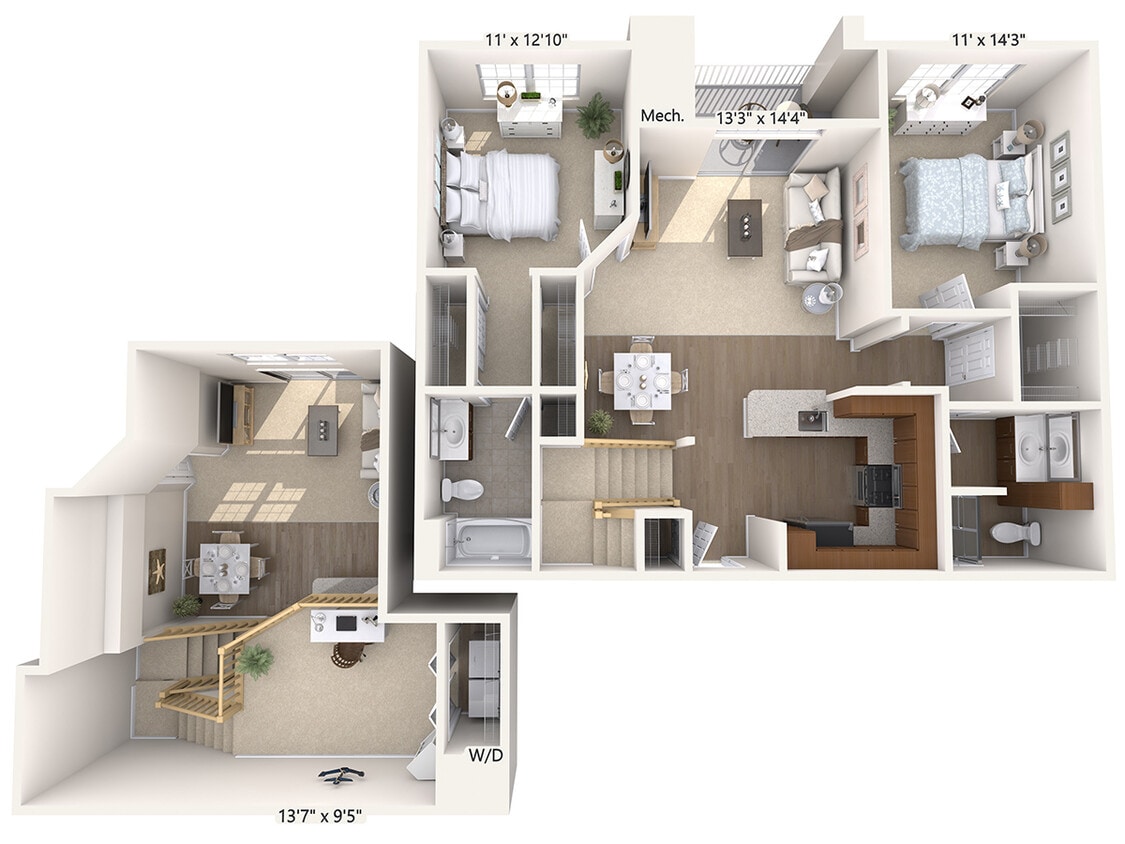 Floor Plan - B4L-H-Upper