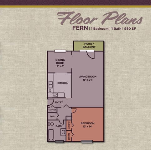 Floor Plan - Fern (1.10 C)