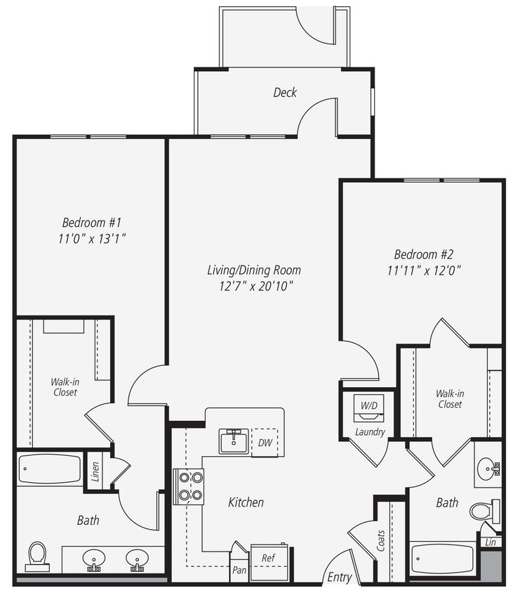 Floor Plan - B2-156-158-160